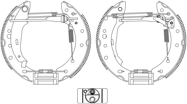 Brake Shoe Set (MSP338)