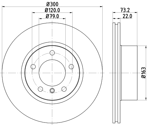 Brake Disc (MDC2351)