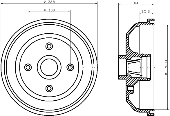 Brake Drum (MBD047)