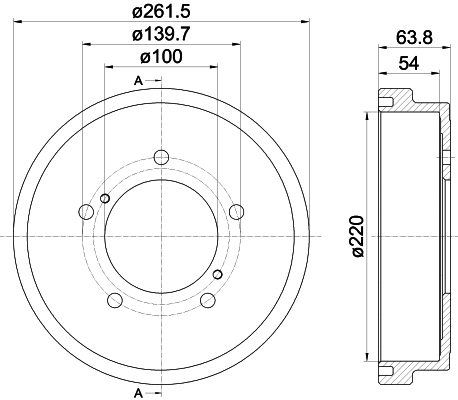 Brake Drum (MBD357)