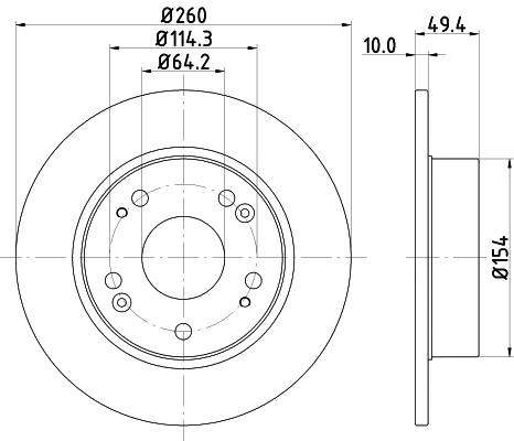 Brake Disc (MDC1721)