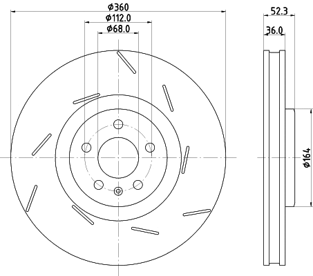 Brake Disc (MDC3037RC)
