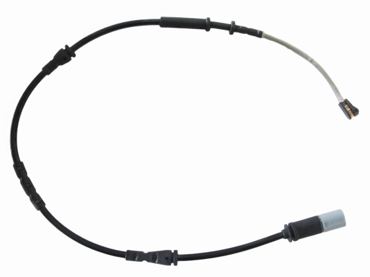 Warning Contact, brake pad wear (MWI0634)