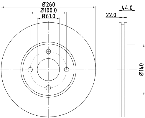 Brake Disc (MDC2365)