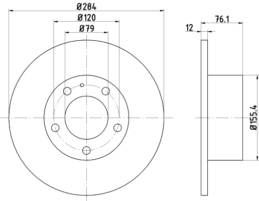Brake Disc (MDC270)