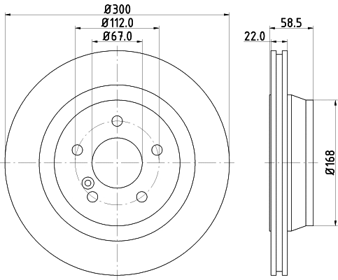 Brake Disc (MDC1428)