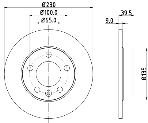 Brake Kit, disc brake (MDK0037)