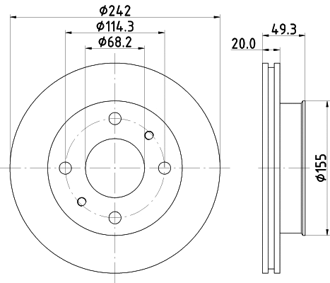 Brake Disc (MDC583)
