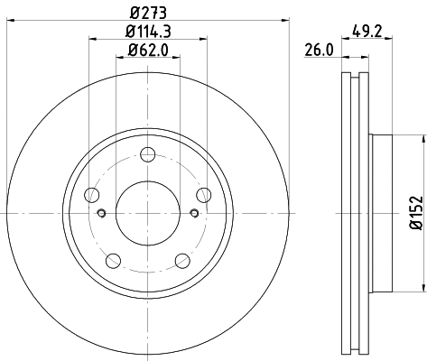 Brake Disc (MDC2017C)