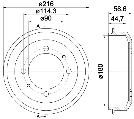 Brake Drum (MBD356)
