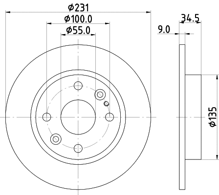 Brake Disc (MDC772)