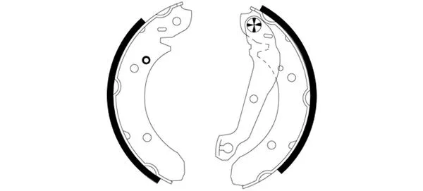 Brake Shoe Set (MFR133)