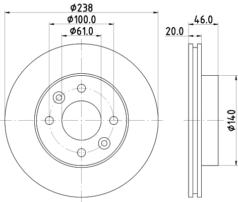 Brake Disc (MDC403)