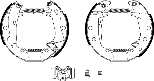 Brake Shoe Set (MSP017)