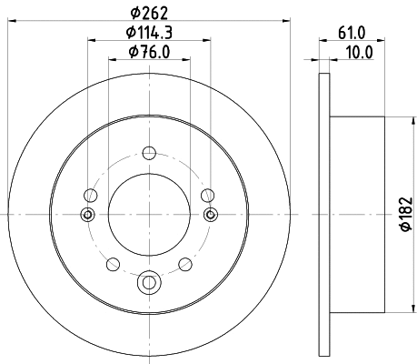 Brake Disc (MDC2373)