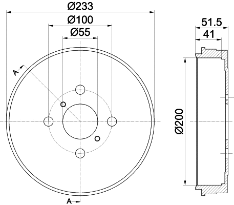 Brake Drum (MBD325)