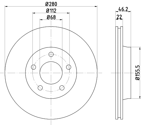Brake Disc (MDC414)