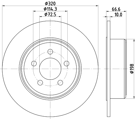 Brake Disc (MDC2311)