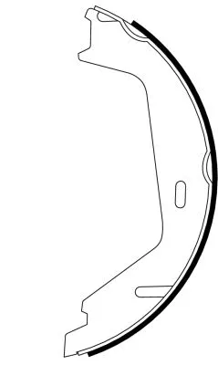 Brake Shoe Set, parking brake (MFR477)
