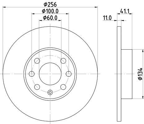 Brake Disc (MDC1361)