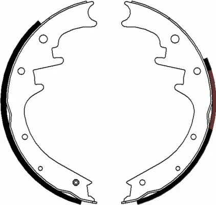 Brake Shoe Set (MFR648)