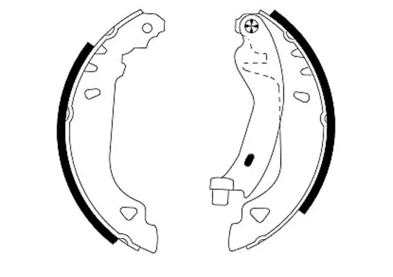 Brake Shoe Set (MFR268)