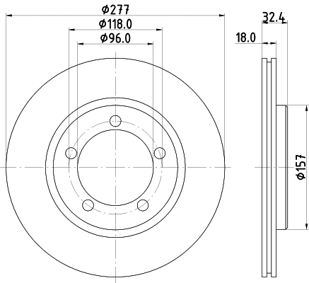 Brake Disc (MDC781)