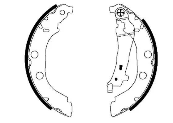 Brake Shoe Set (MFR408)