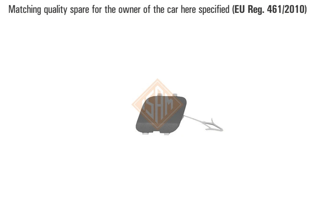 Bumper Cover, towing device (0742822)