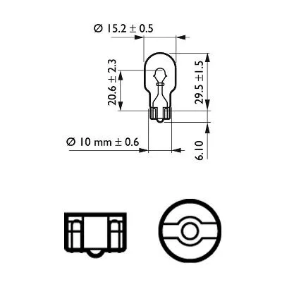 Bulb, direction indicator (12067CP)