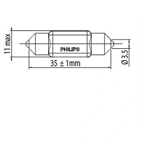 Bulb, interior light (128584000KX1)