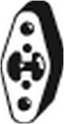 Rubber Strip, exhaust system (255-401)