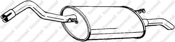 Rear Muffler (154-953)