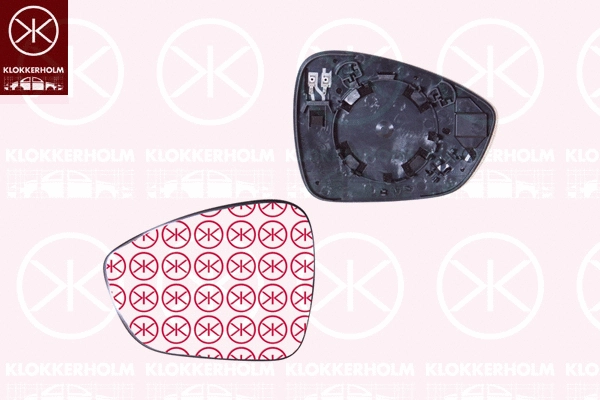 Mirror Glass, exterior mirror (05391062)