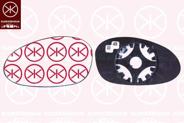 Mirror Glass, exterior mirror (00621061)