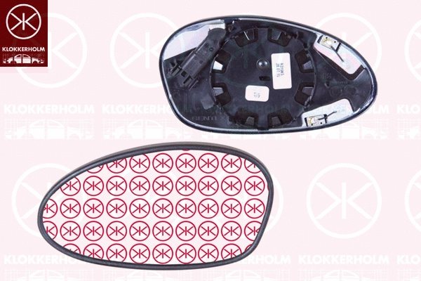 Mirror Glass, exterior mirror (00621066A1)