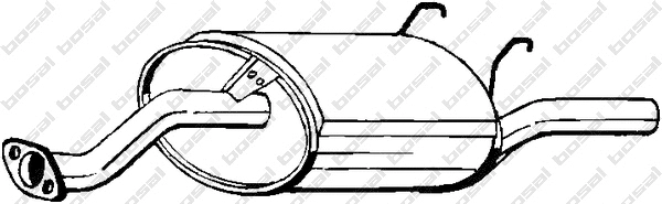 Rear Muffler (163-727)