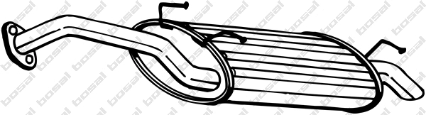 Rear Muffler (165-153)