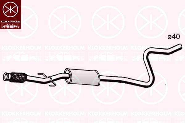 Centre Muffler (05488651)