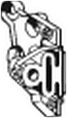 Rubber Strip, exhaust system (255-549)