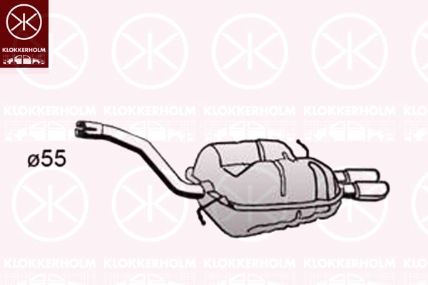 Rear Muffler (95408681)