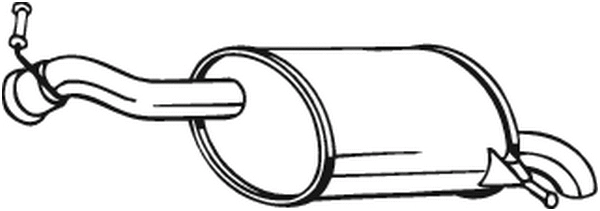 Rear Muffler (190-025)