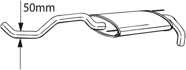 Rear Muffler (233-399)