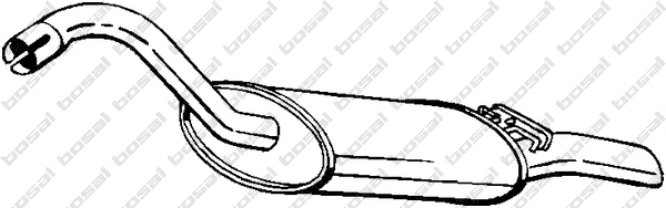Rear Muffler (105-017)