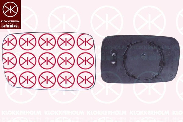 Mirror Glass, exterior mirror (00611066)