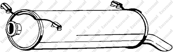 Rear Muffler (135-697)