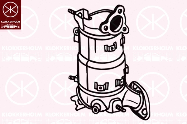 Soot/Particulate Filter, exhaust system (095-328)