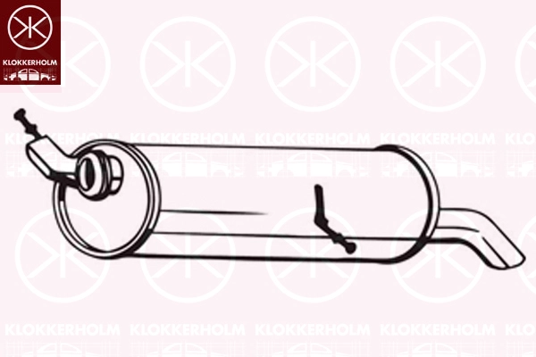 Rear Muffler (190-507)