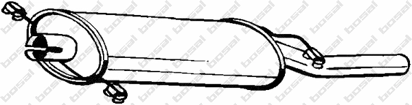 Rear Muffler (233-531)