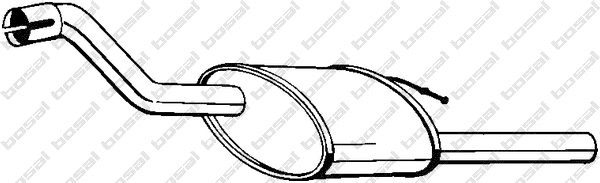 Rear Muffler (154-313)